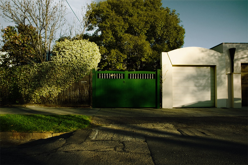 The green doors